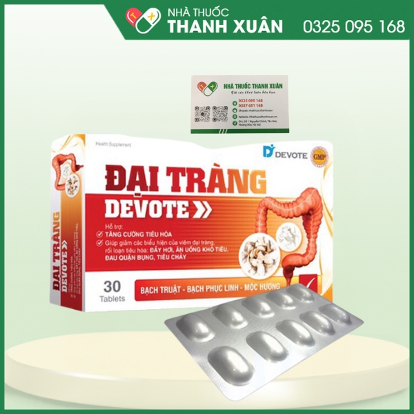 Đại tràng Devote - Hỗ trợ tăng cường tiêu hóa